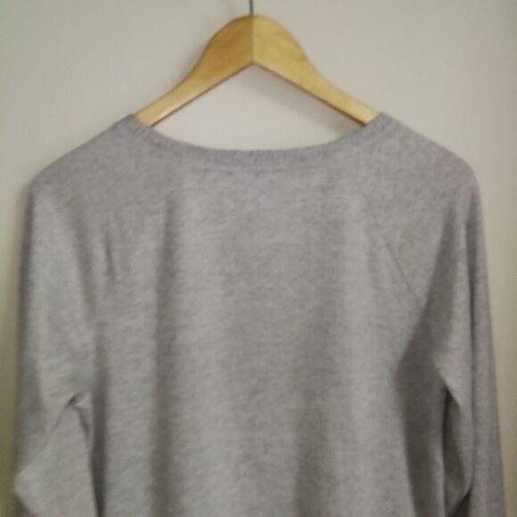Grey & Gold ENJOY Soft Cosy Casual Long Sleeves Sweatshirt Size Medium - Picture 5 of 12